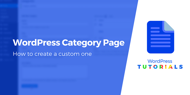 WordPress category page