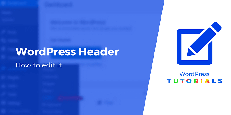 edit wordpress header