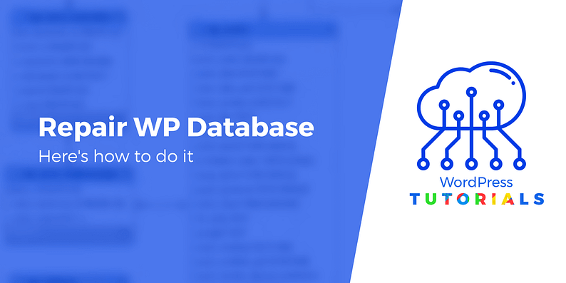 repair wordpress database