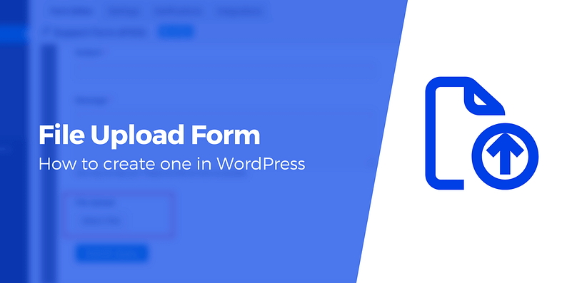 create a file upload form in Wordpress