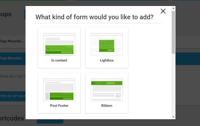 type of form