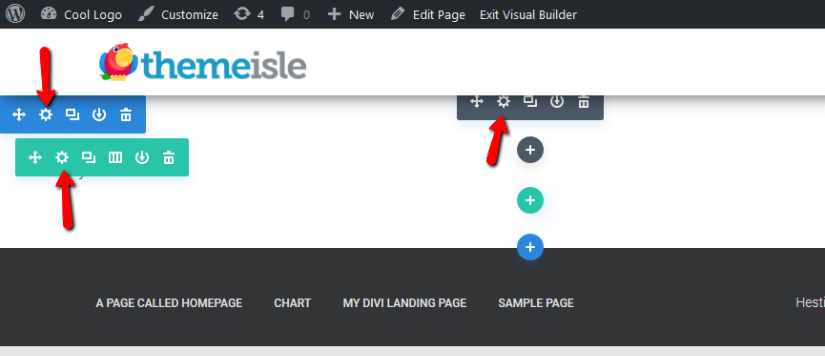 accessing element settings