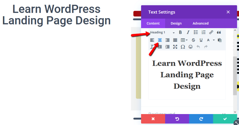 styling divi text module