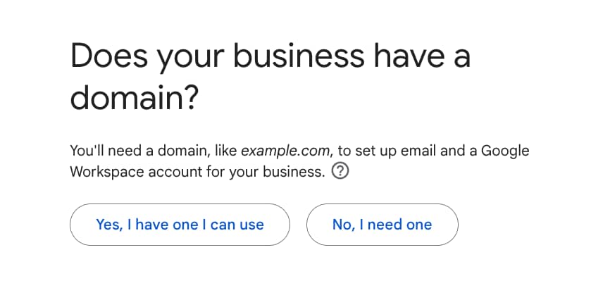 i have a domain