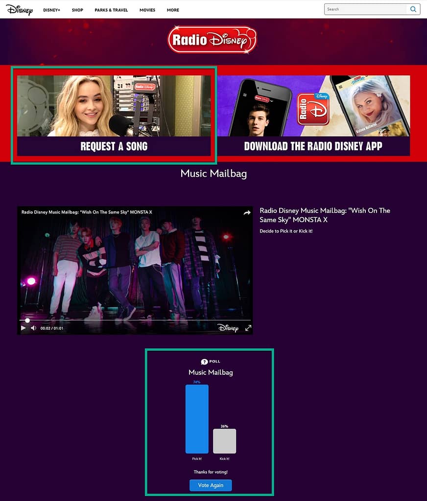 disney radio example 