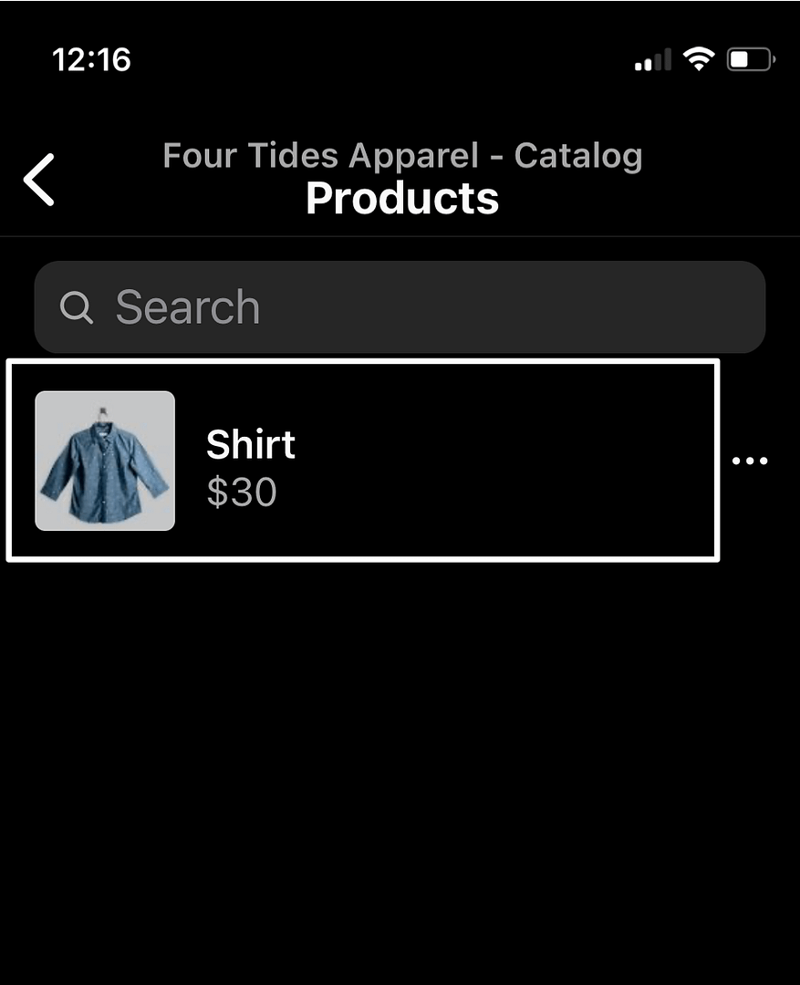 shirt is shown 
