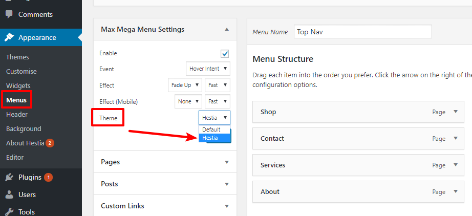 Fix for Hestia users.