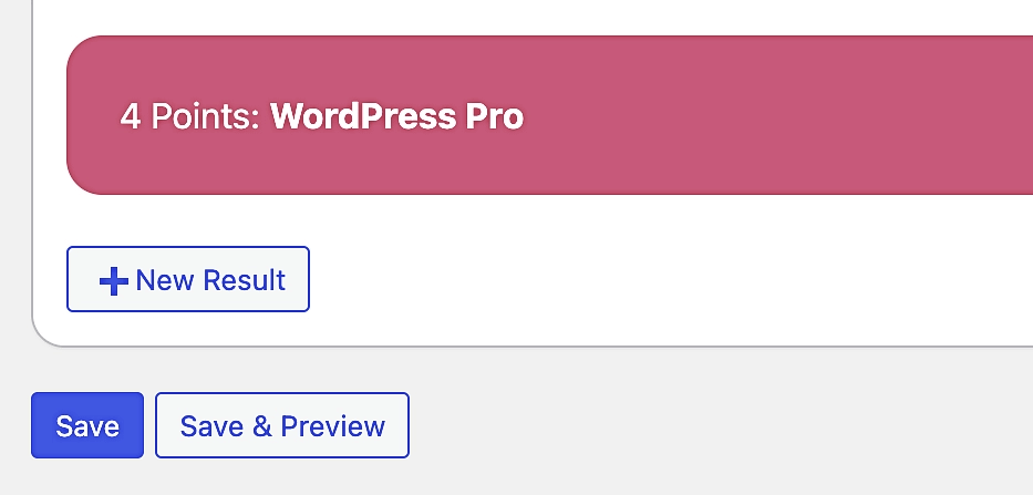 Previewing your quiz.