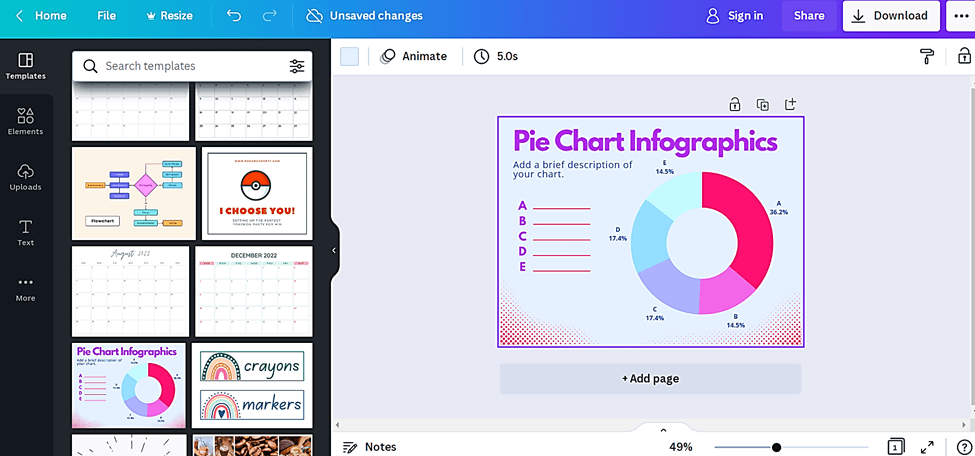 Canva is considered by many to be the best graphic design software.