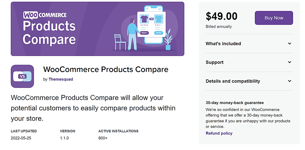 WooCommerce Products Compare