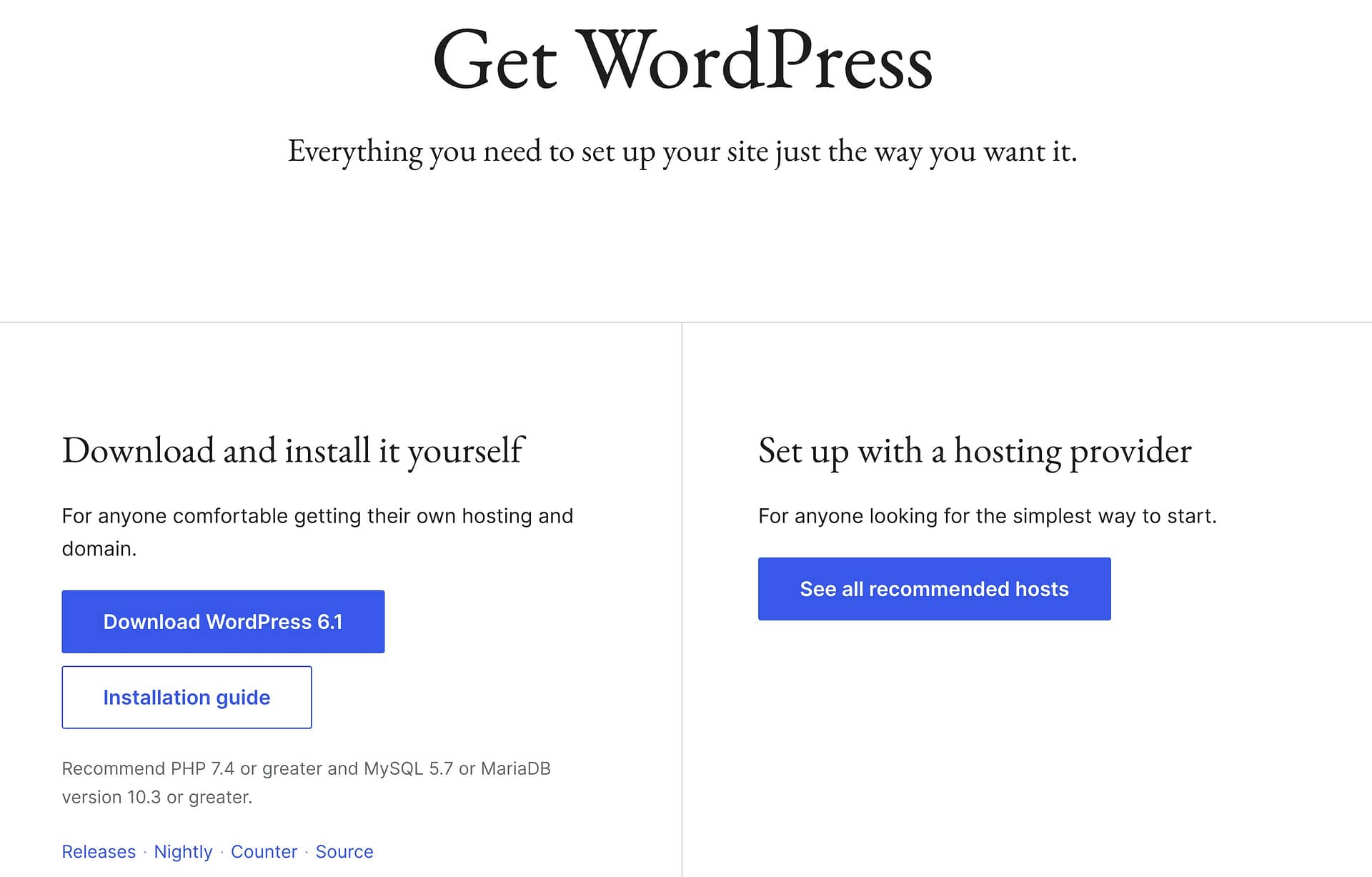 Why is WordPress so hard to use? A big part is the install process