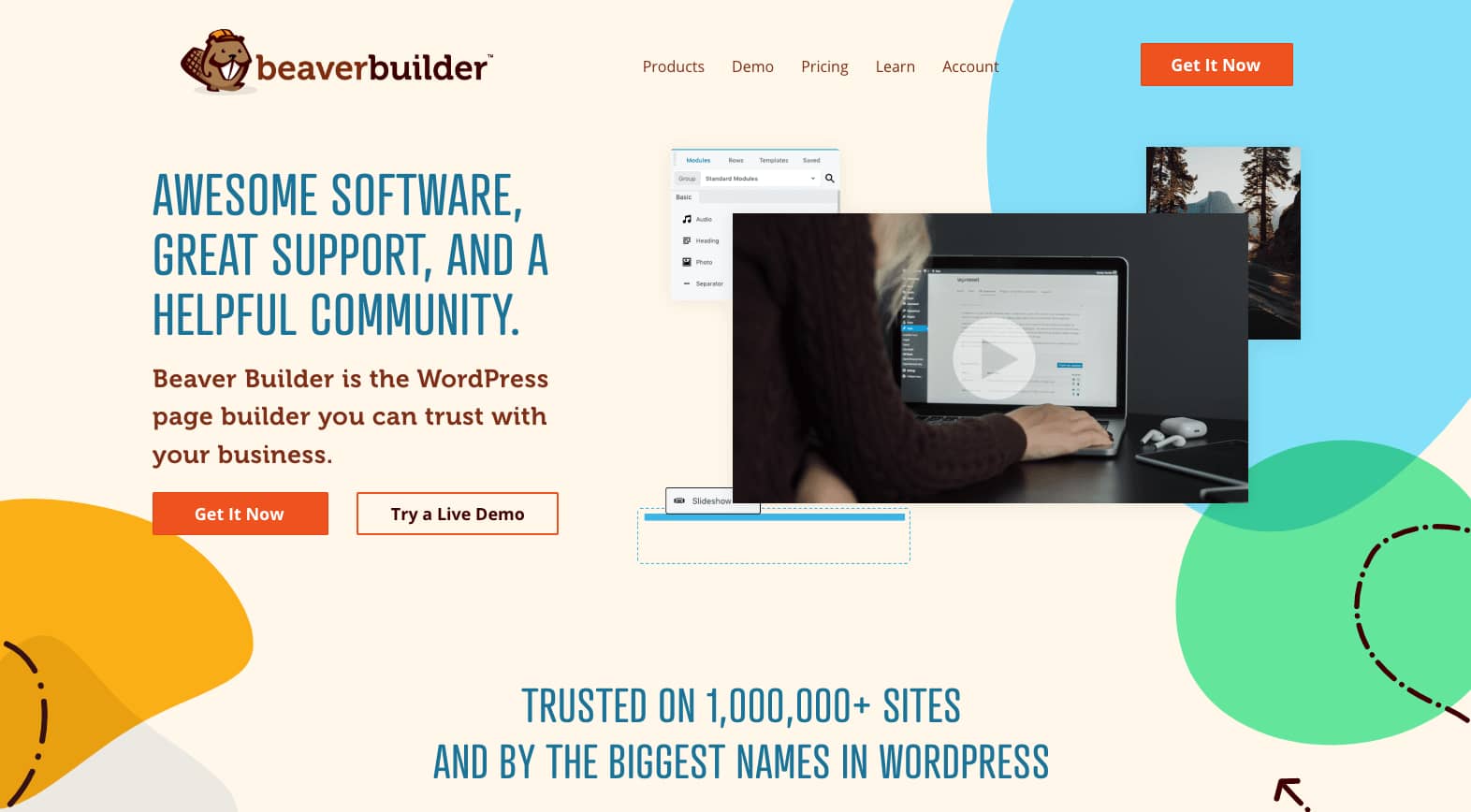 WordPress page builders: Beaver Builder