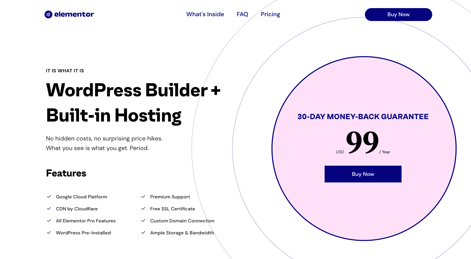 WordPress page builders: Elementor