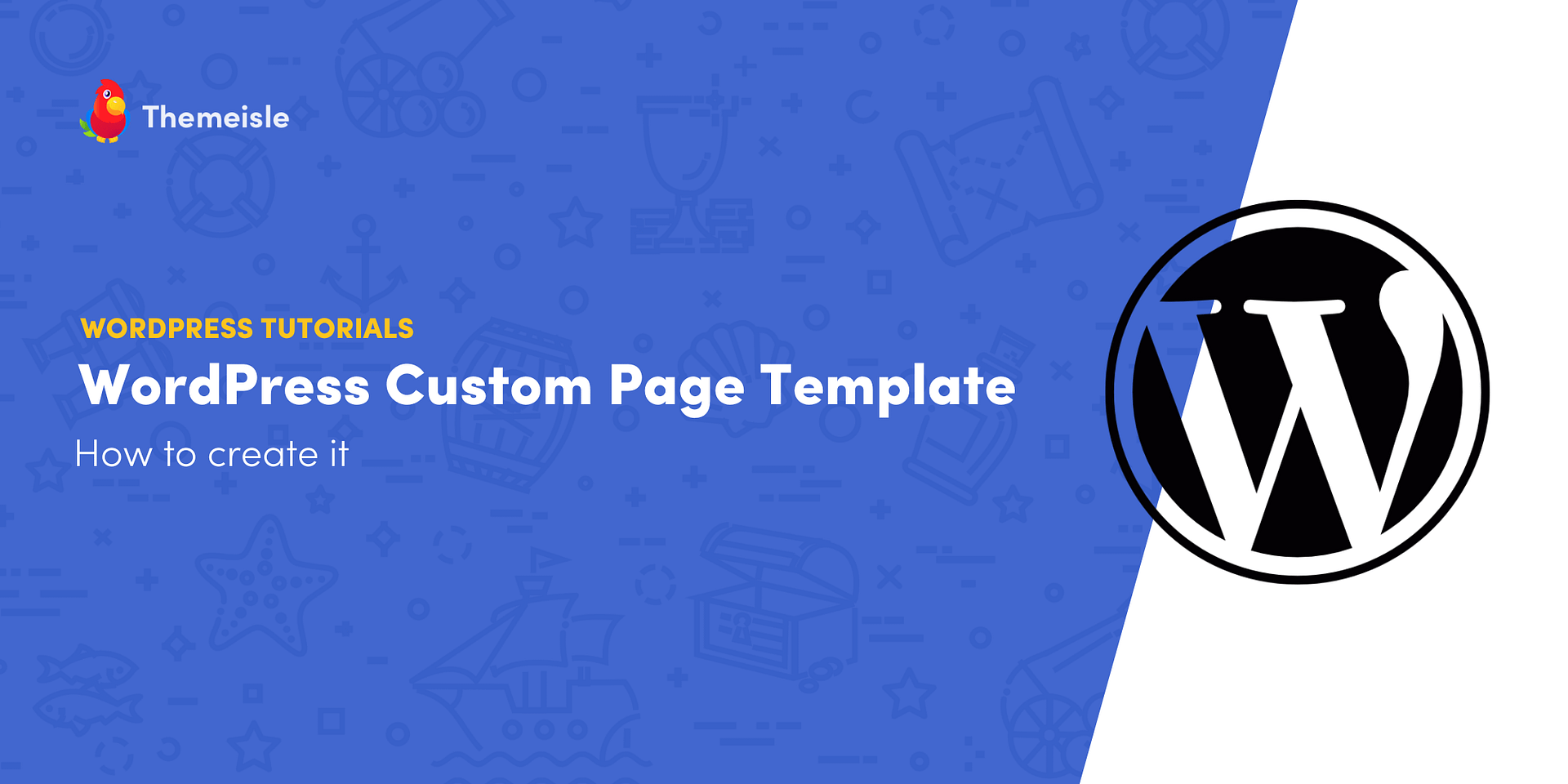 wordpress custom page template code