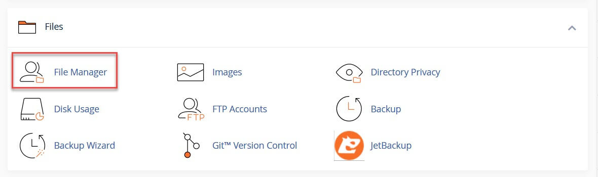 cPanel File Manager