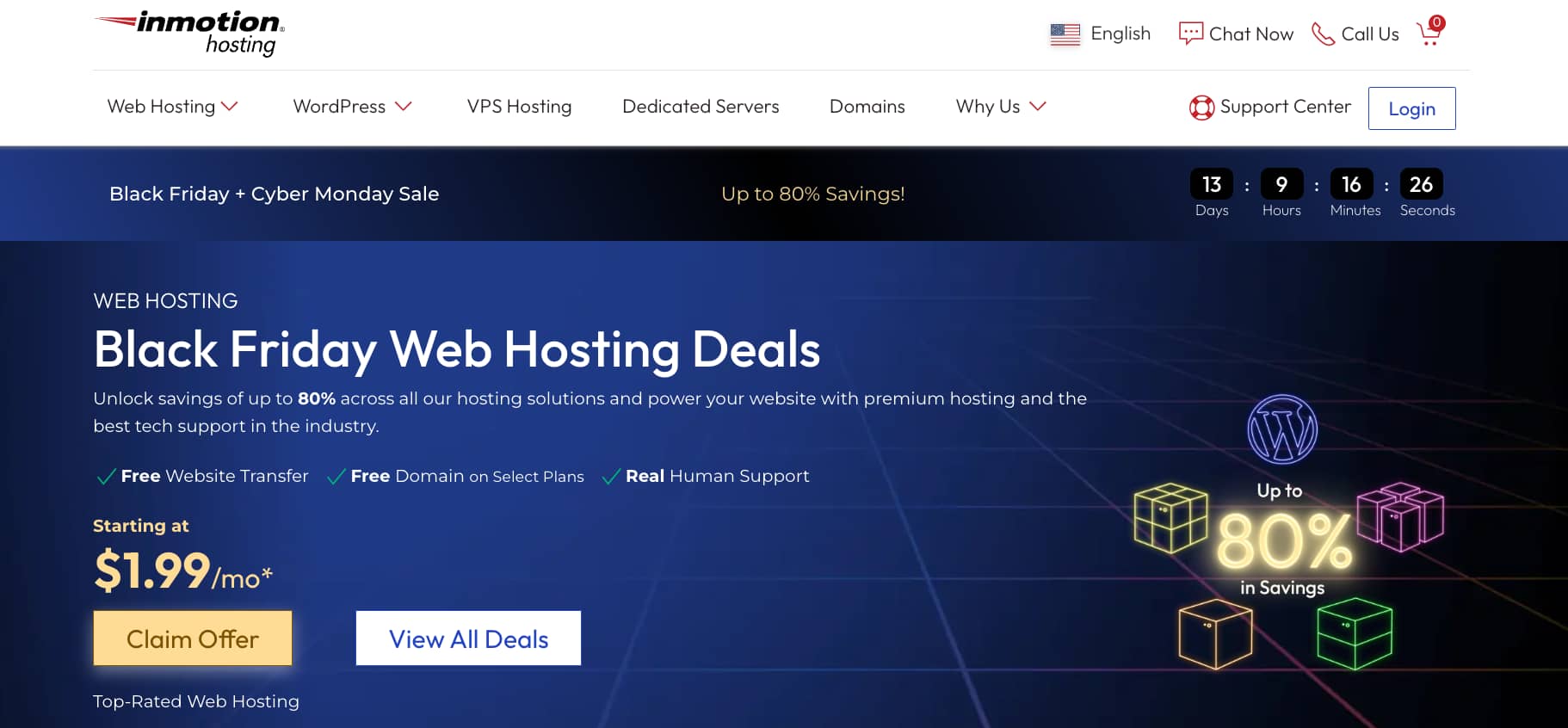 InMotion Hosting shared hosting.