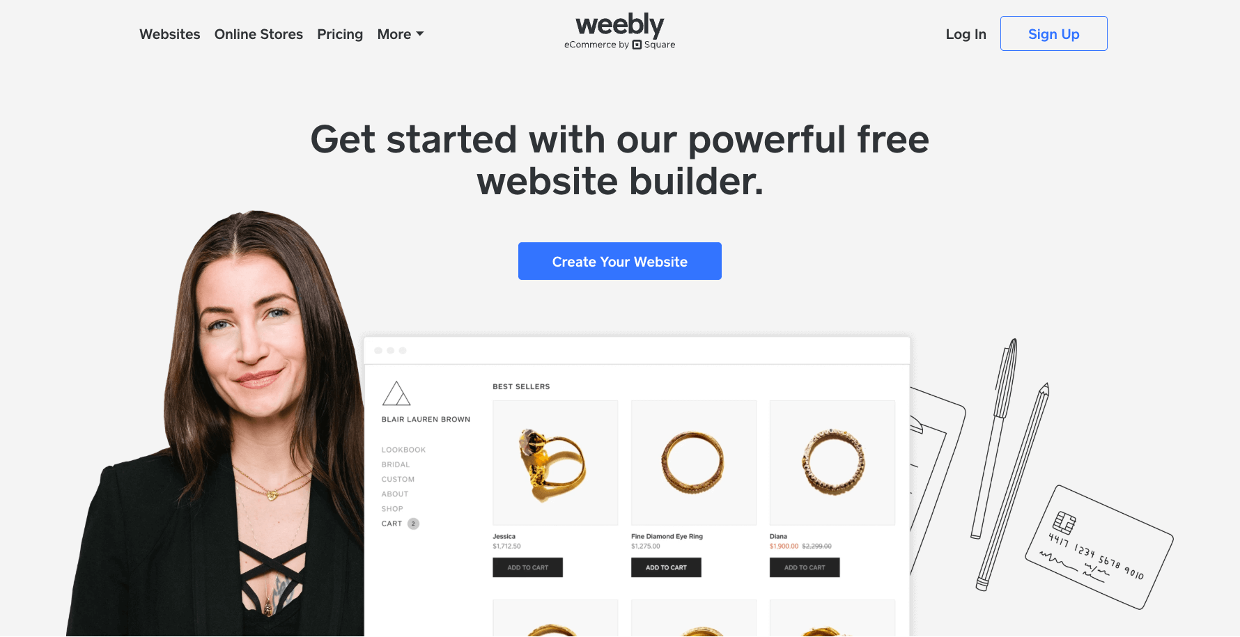 Best website builders: Weebly.