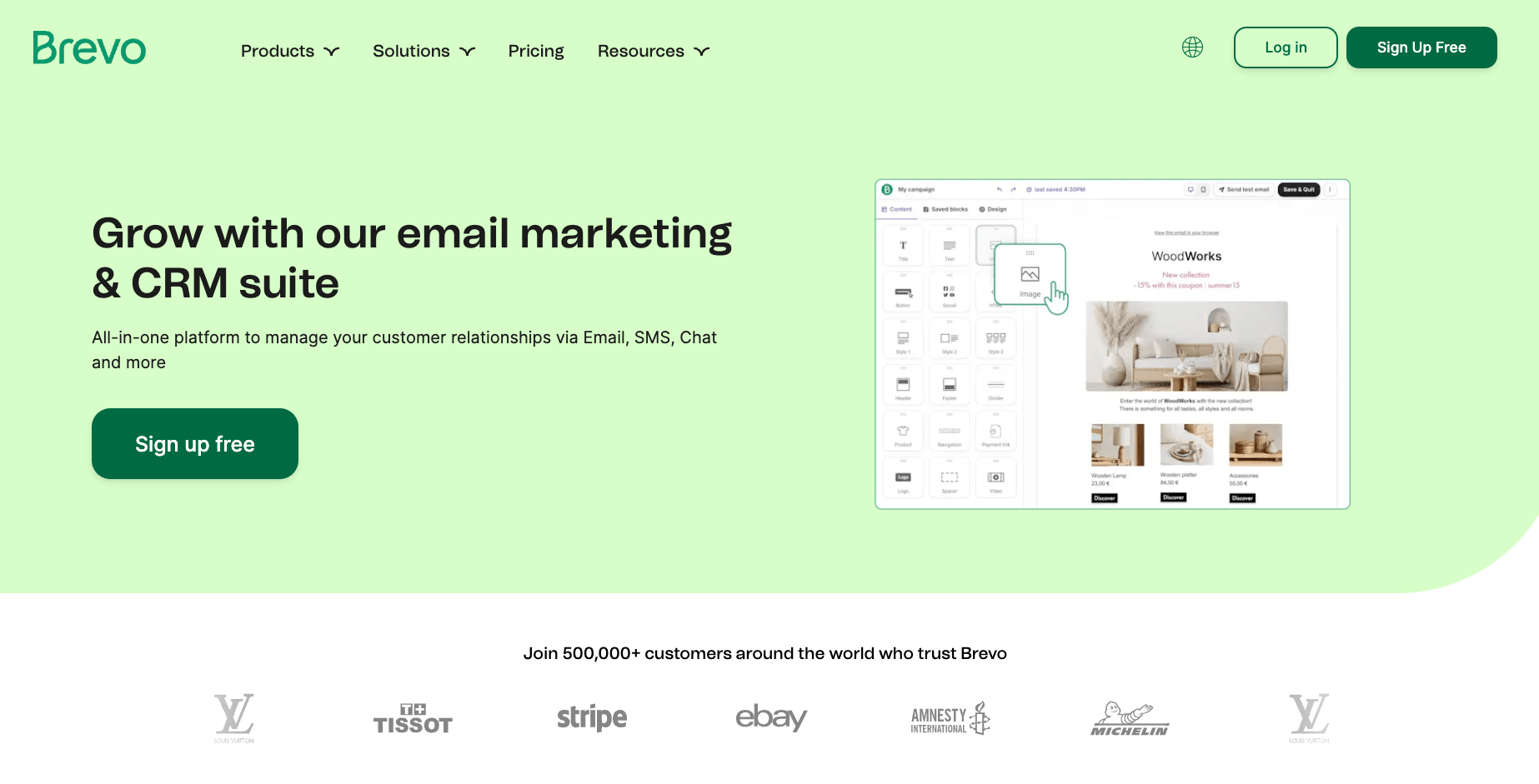 The Brevo email autoresponder tool.
