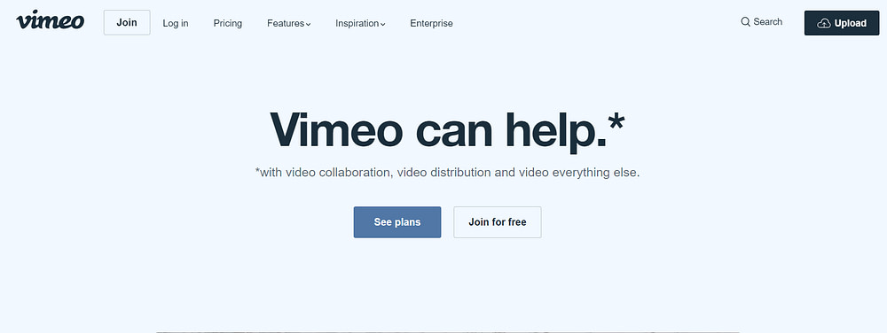 best video hosting sites Vimeo