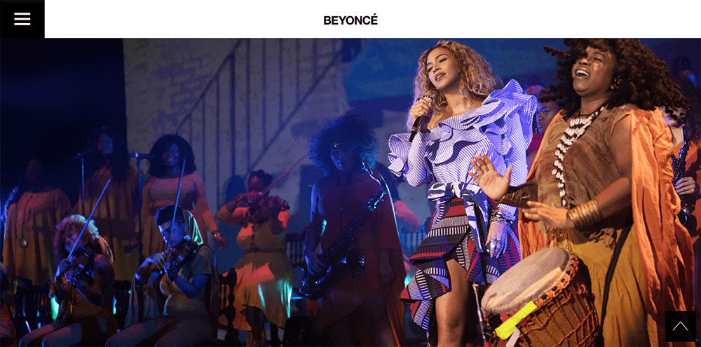 WordPress Website Examples From Celebrities, Media, Gov, Beyoncé