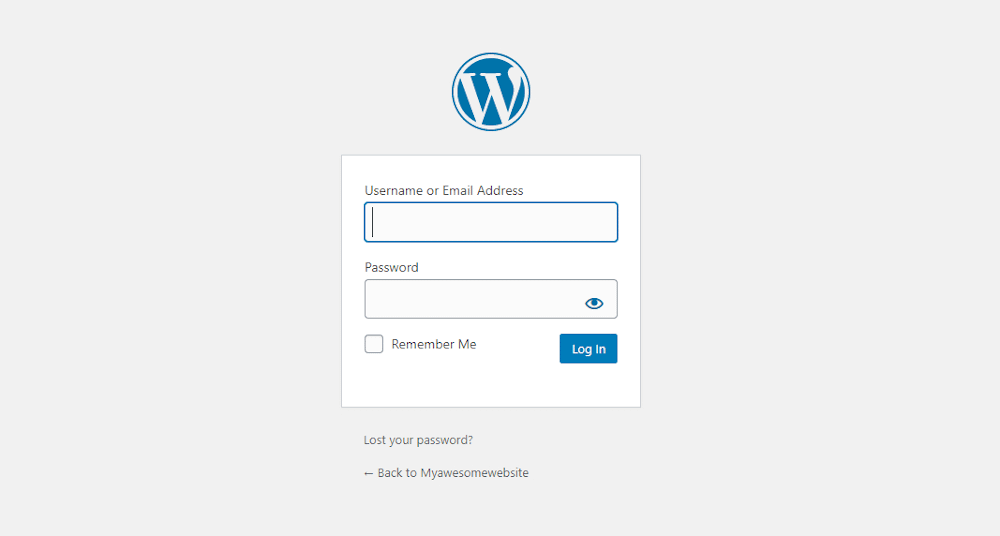 how to find your WordPress login URL
