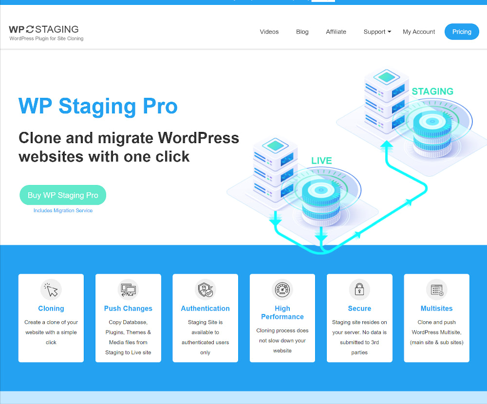 WordPress staging plugins: WP Staging