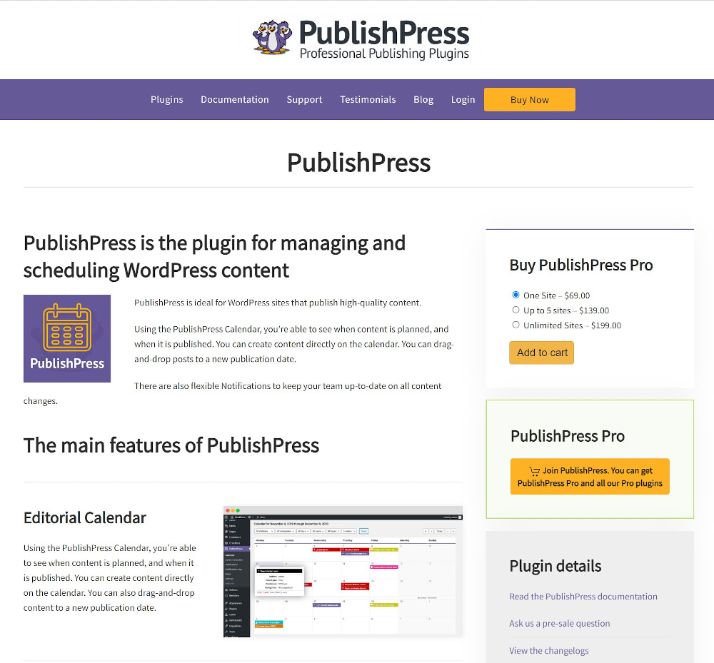 WordPress news plugins - PublishPress