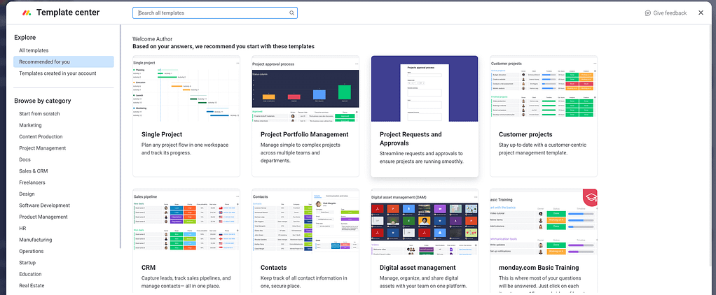 Monday project management set up Monday CRM Monday com Trello