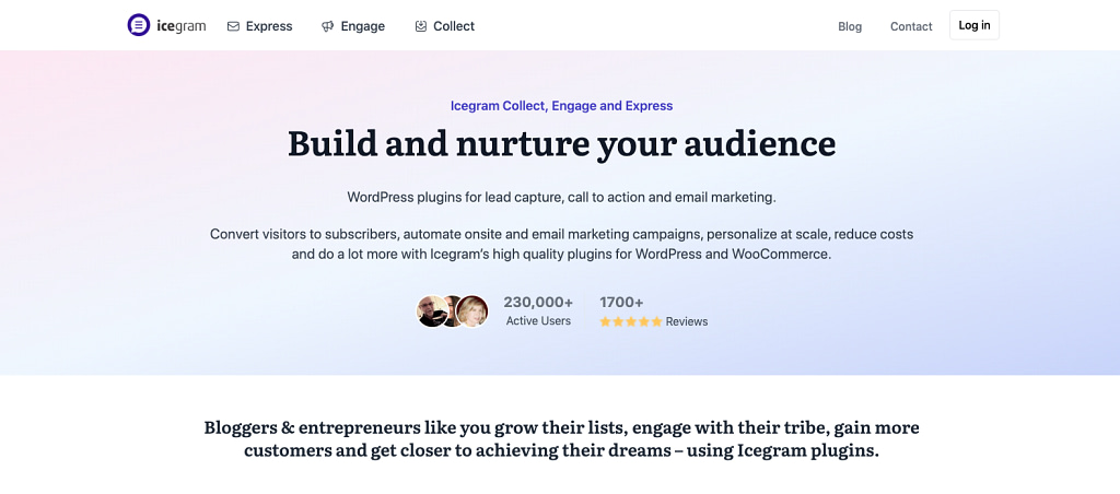 Icegram WordPress popup plugins for lead capture, call to action and email marketing