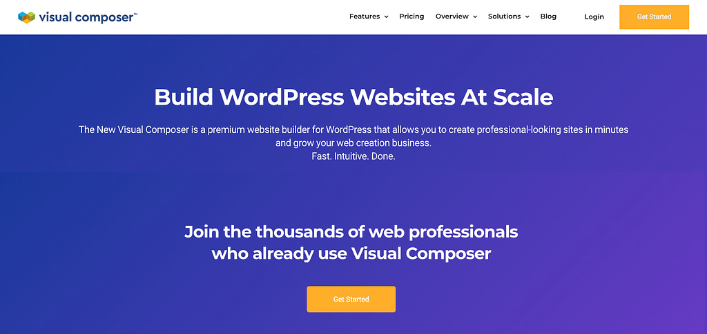 Visual Composer Homepage