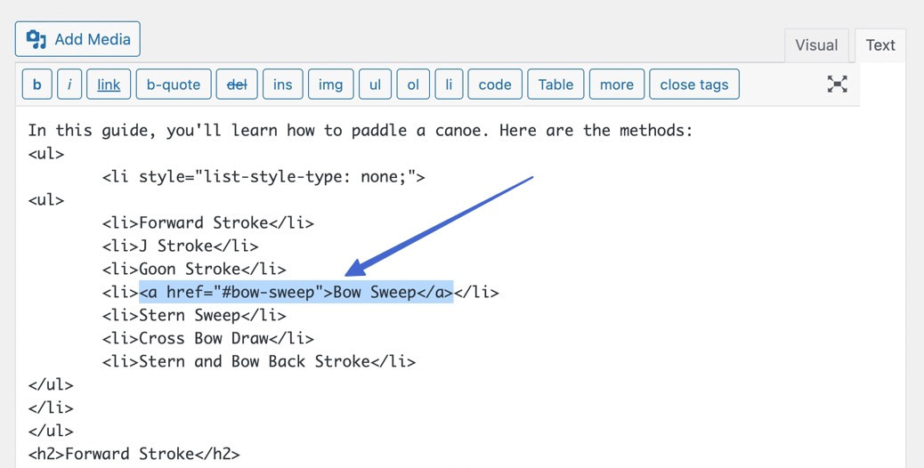 Anchor Links in WordPress: How to Use Them Correctly