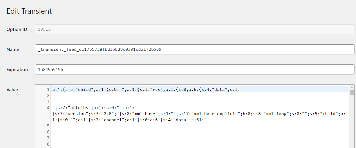 Editing Customers in WordPress.
