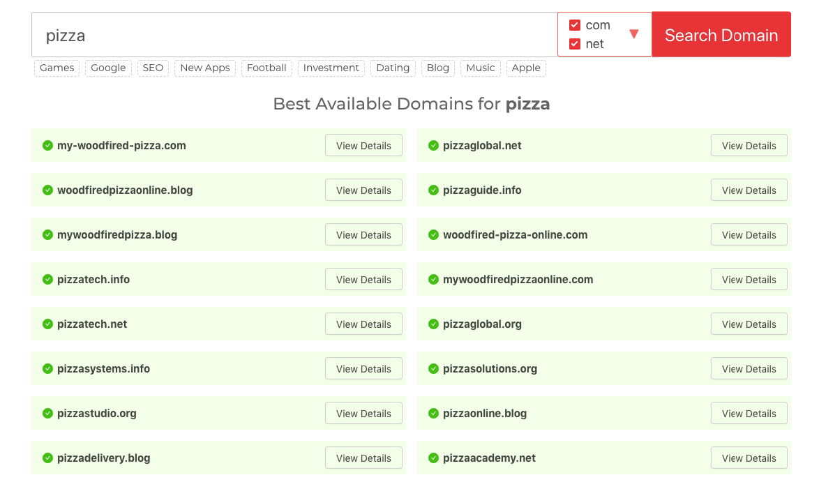 How to make a website? Check a domain name via DomainWheel