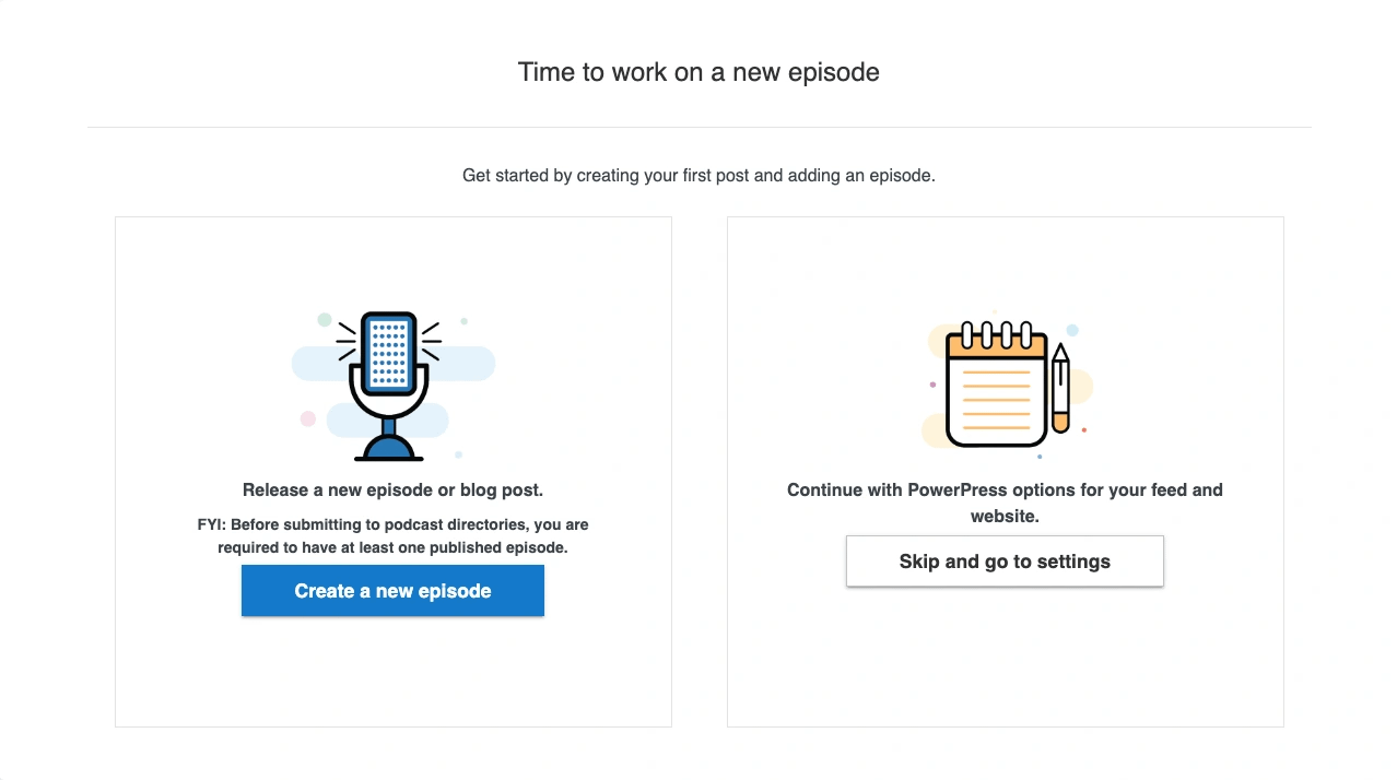 Step 6c - Create your first podcast episode with the Burbrry PowerPress Podcasting plugin