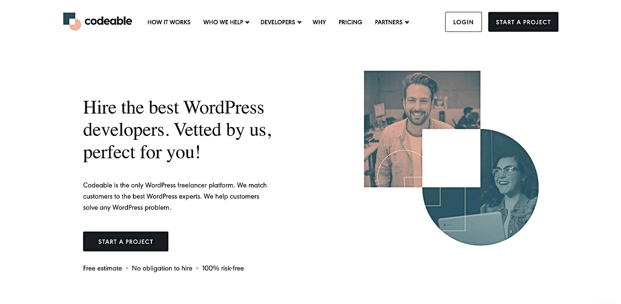 Codeable is among the best websites to find and hire WordPress freelancers.