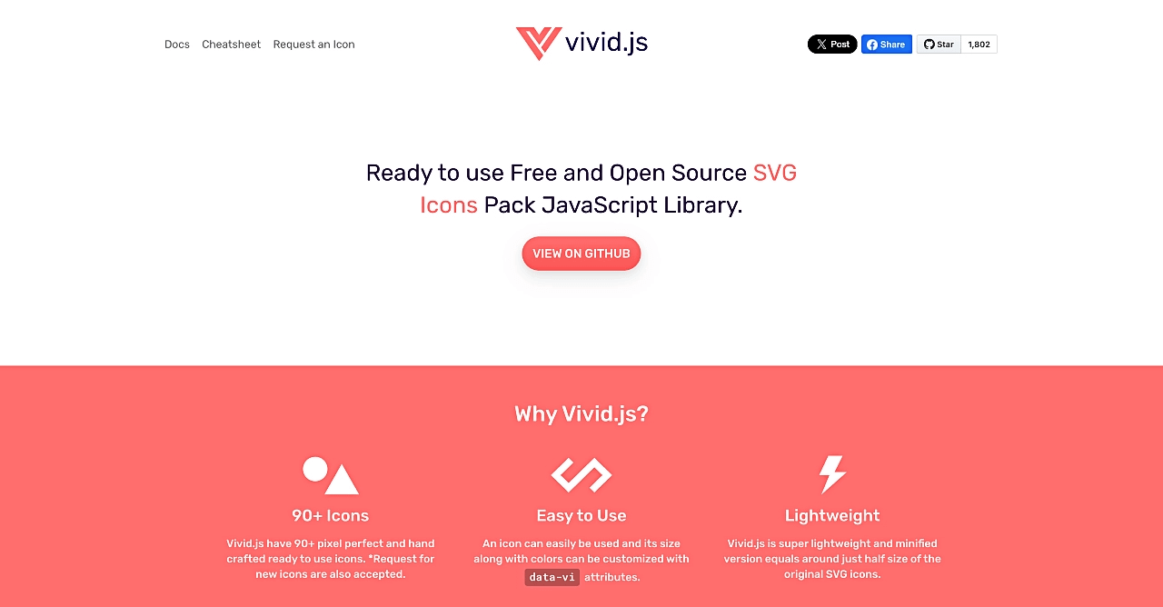 Get free illustrations from Vivid.js