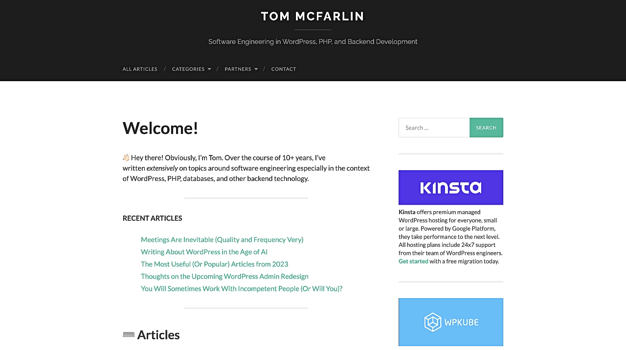 Tom McFarlin's personal blog