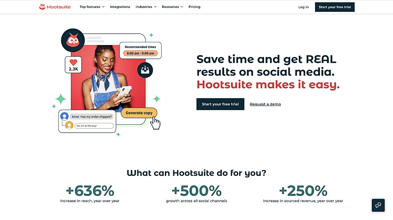 Hootsuite is one of the best social media management tools