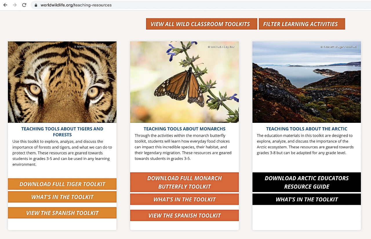 WWF Resources Page