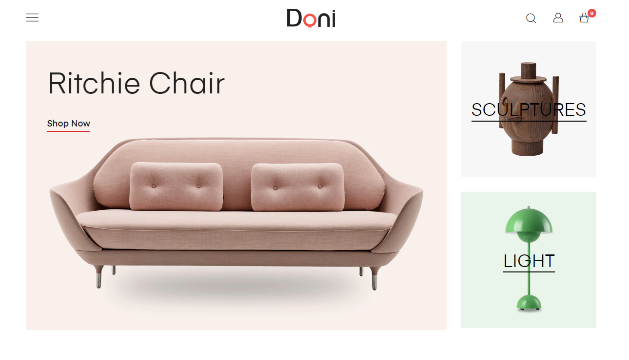Best Shopify themes #8: Doni