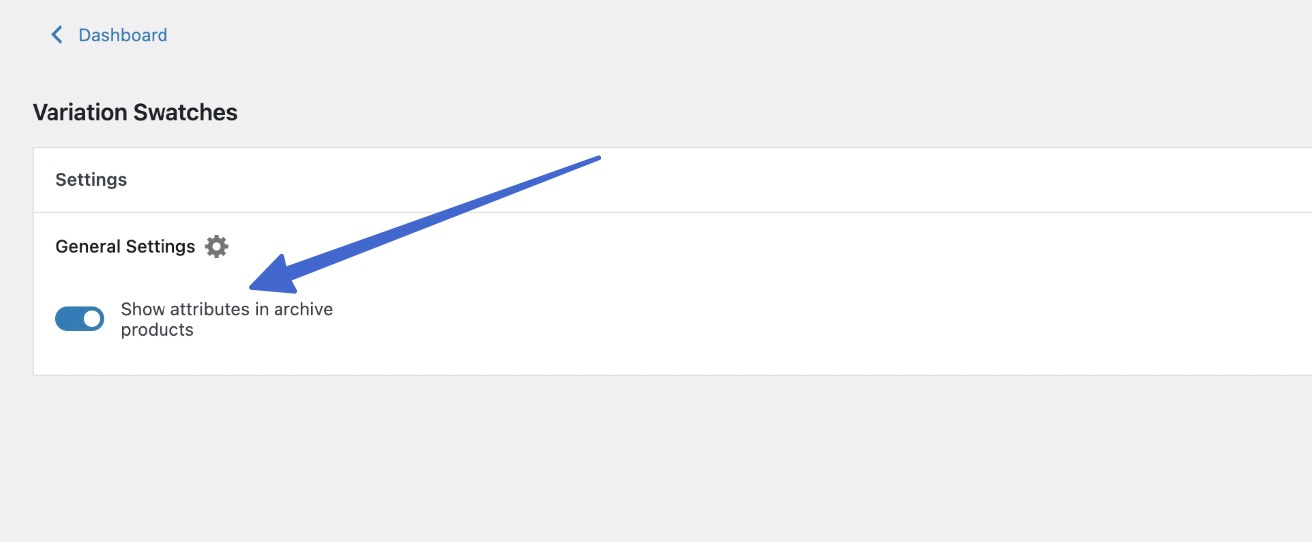 adding attributes to archive pages 