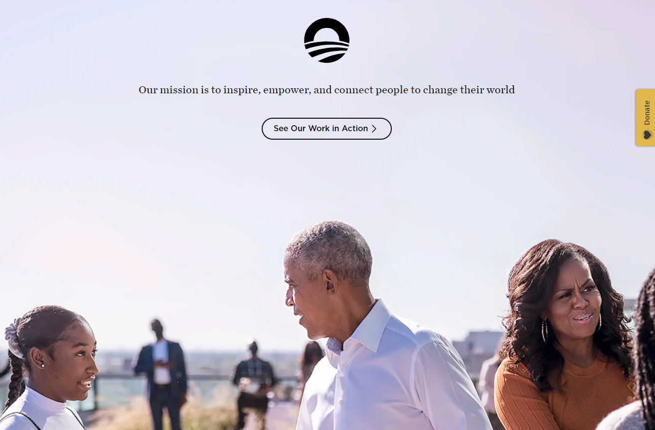 The Obama Foundation relies on a custom WordPress theme to power their website.