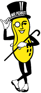 Mr Peanut is a famous logomark