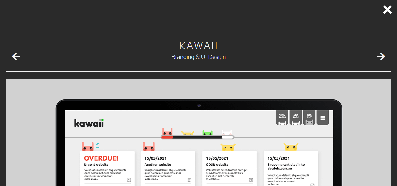 Kawaii project on Eggshell