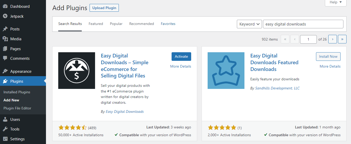 Setting up Easy Digital Downloads in WordPress is another option for a way to sell digital art.