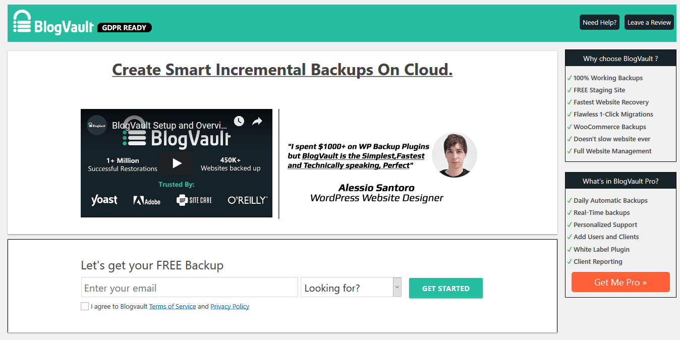 BlogVault- Fast WooCommerce Backup