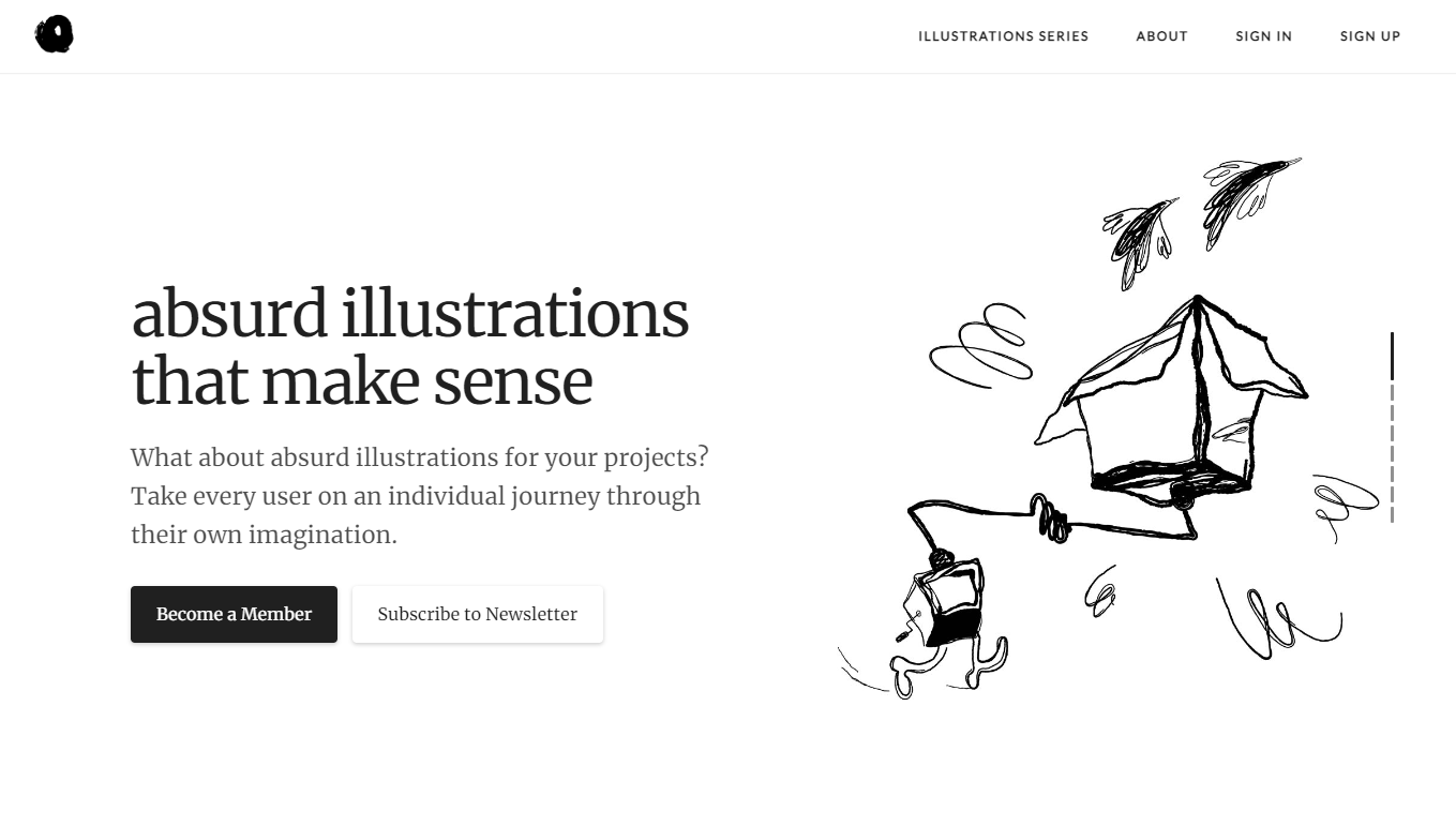 free illustrations from Absurd Design