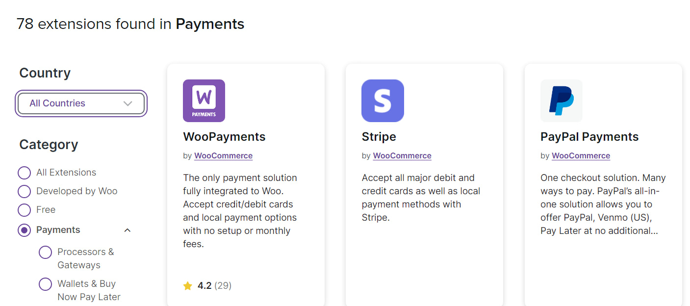Payment extensions for WooCommerce.