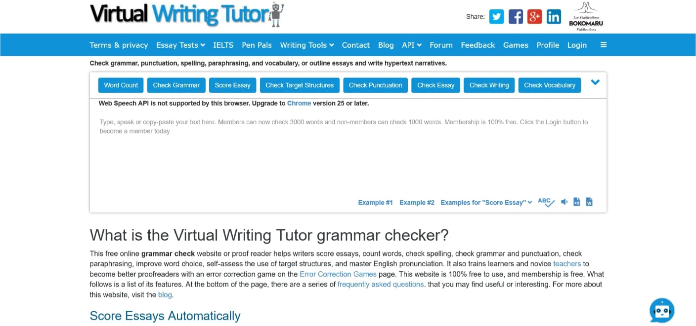 Virtual Writing Tutor.