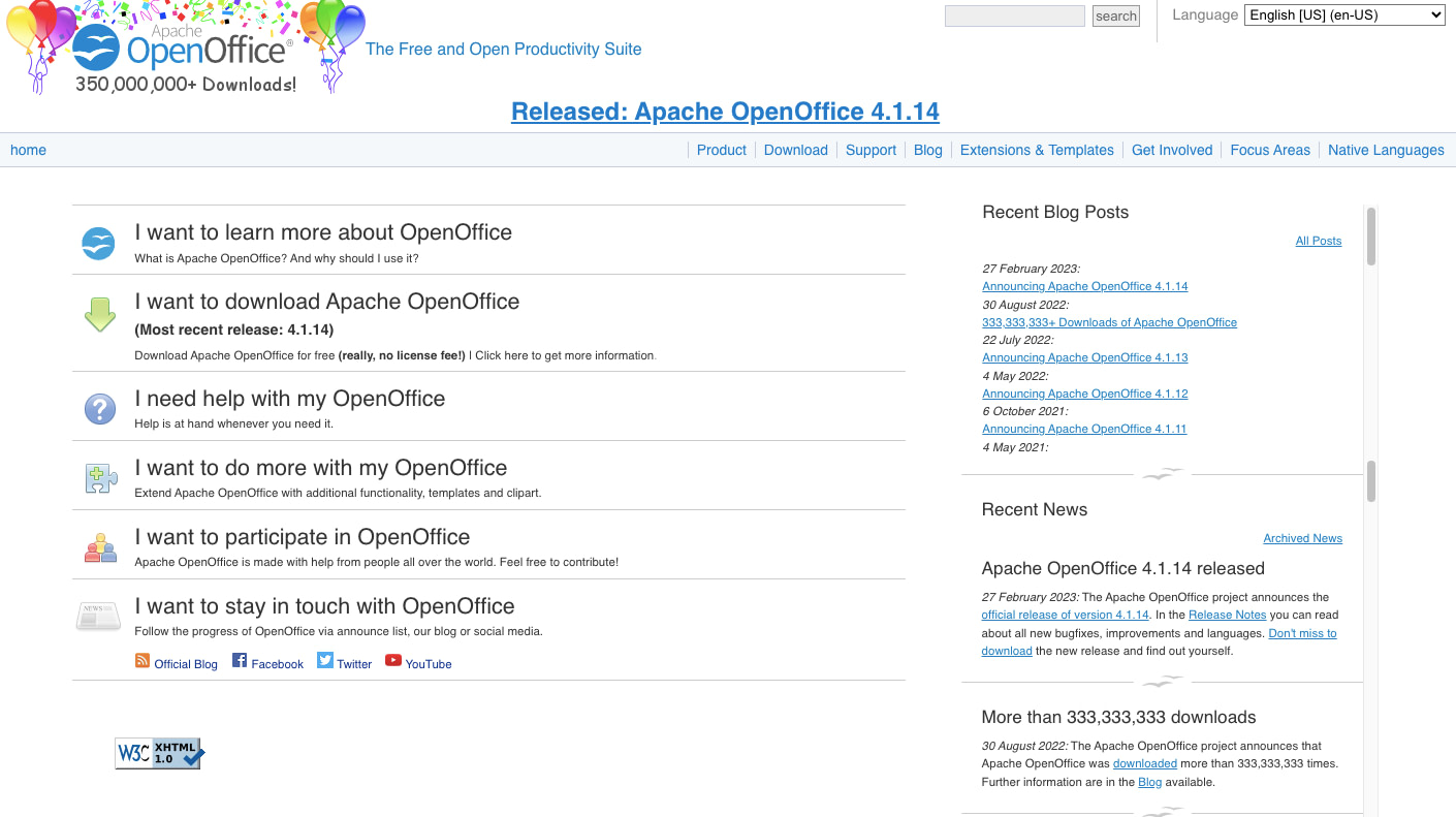 Apache OpenOffice is an open-source alternative to Microsoft Office.